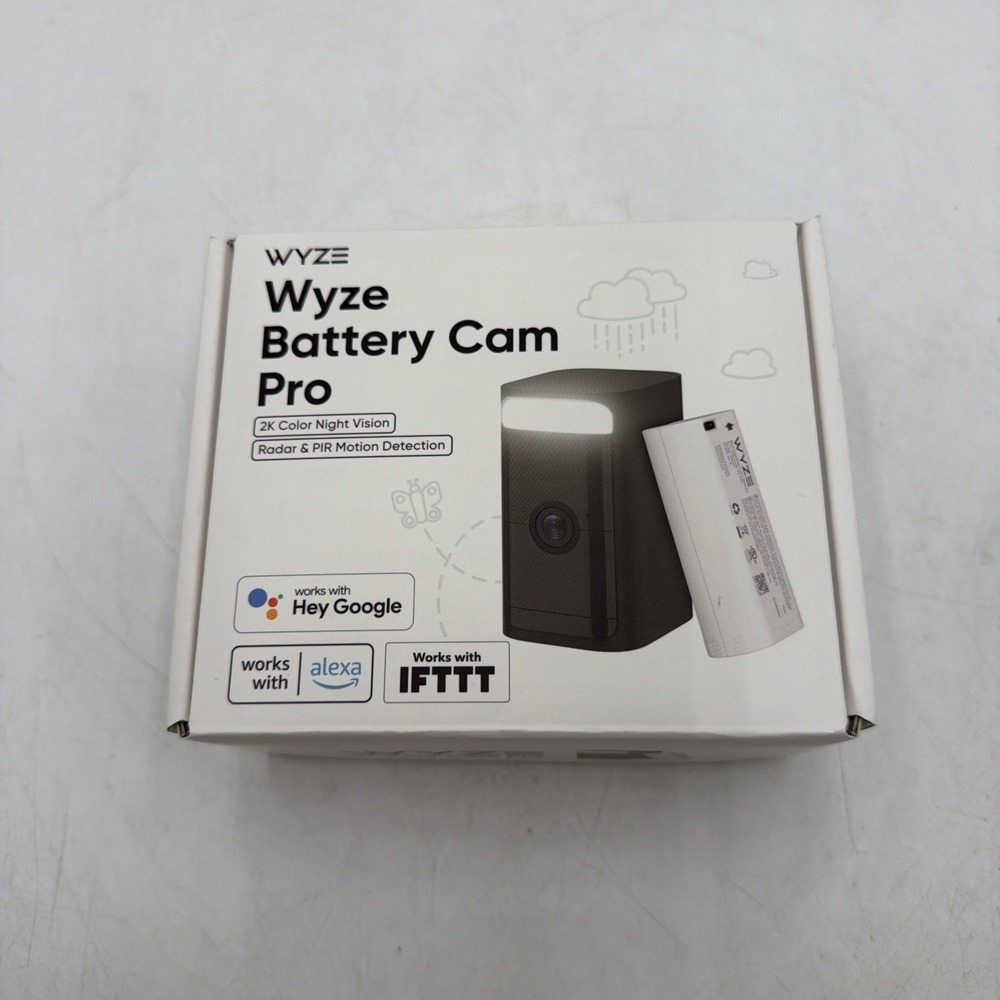 Wyze Battery Cam Pro 2k HDR Wireless Outdoor/Indoor Security Camera